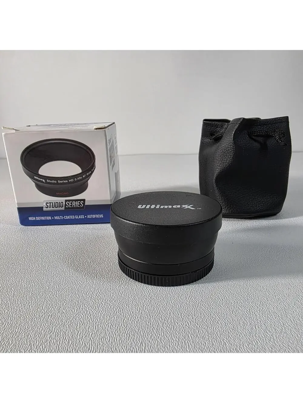 Ultimaxx Studio Series 58mm 0.43x Professional Wide Angle Lens with Macro